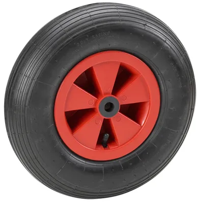 Produktbild von Metafranc Luftrad 400 mm PVC Felge 250 kg Tragkraft Gleitlager