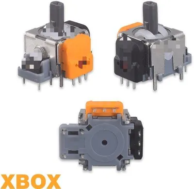 Immagine prodotto di Set di joystick elettromagnetici, alta precisione, set da 3 pezzi, stick di ricambio per console di gioco, compatibile con Xbox
