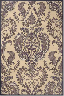 Produktbild von Altes dekoratives Ornament im Vintage-Stil – Vinylteppich – 100x150 cm – Indoor Teppich – Flur – Pflegeleicht – Modern