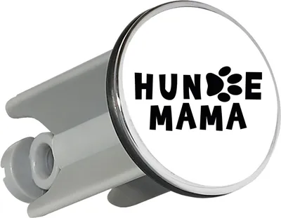 Produktbild von Huuraa Waschbeckenstöpsel Hundemama Tapse 4cm höhenverstellbar Abflussstopfen Geschenkidee