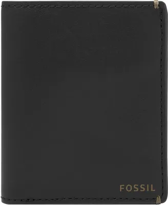 Produktbild von FOSSIL Kartenetui Joshua Vegan Cactus Front Pocket Wallet Black schwarz