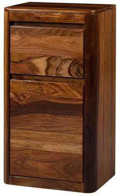 Immagine prodotto di MASSIVMOEBEL24 | Mobile da bagno in legno di palissandro 50x35x90 laccato noce TORONTO #317