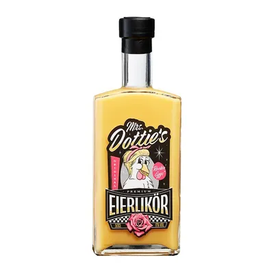 Obrázok produktu pre Jemný prémiový vaječný likér pani Dottie s jemným nádychom vanilky 500 ml