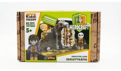 Produktbild von Dungeon Skelett-Käfig 242 Teile Klemmbaustein-Set