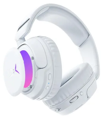 Obrázek produktu pro Sluchátka HYPERX LOUD FLIGHT 2 WHITE B5VC5AA s nastavitelným RGB osvětlením