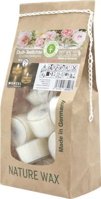 Produktbild von Duftteelichter Fresh Flower Weiß Ø25mm 7h 18 St