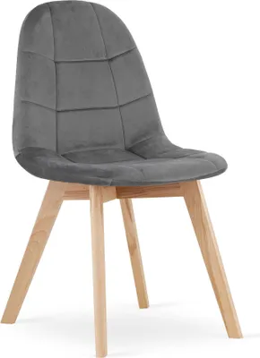 Obrázok produktu pre Stolička BORA - tmavosivý zamat x 1