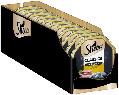 Immagine prodotto di Sheba® 2782938007 Sheba® Katzen-Nassfutter Classics in Pastete Geflügel Cocktail 22x 85,0 g