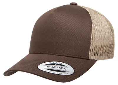 Obrázok produktu pre Flexfit - „Retro“ Trucker Cap Dvojfarebná TN1375 (jednotná veľkosť) (hnedá/khaki)