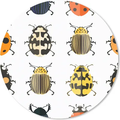 Produktbild von MuchoWow® Mauspad Mousepad Käfer - Insekten - Gestaltung 20x20 cm - Mousepads - Maus Mat - Pad - Mausunterlage - Schreibtischmatte