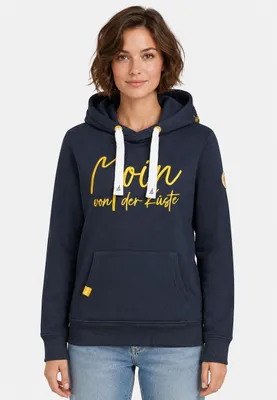 Produktbild von EIGHT 2 NINE Kapuzenpullover Rippbündchen Modische Stickerei Hoodie Größe: XXL