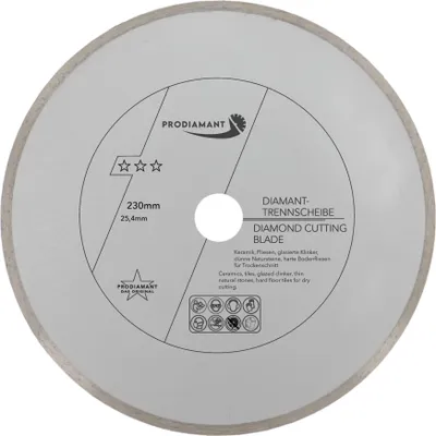 Produktbild von PRODIAMANT Diamanttrennscheibe Fliese 230mm x 25,4mm