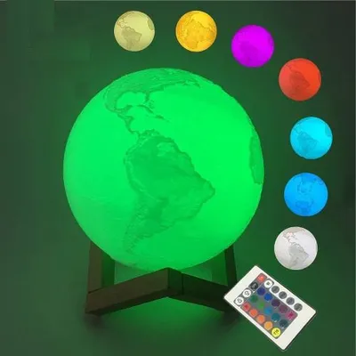 Image de Mini-lampe Terre à poser multicolore MoovyEarth