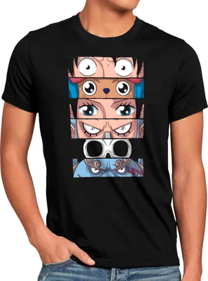Produktbild von style3 Straw Hat Team Herren T-Shirt anime manga luffy cosplay