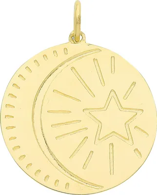 Produktbild von Edler 9 Karat (375) Gold Damen - Anhänger - 21mm*17mm; TRS34379