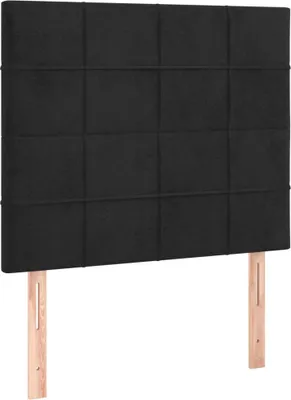 Obrázok produktu pre vidaXL Čelo postele čierne 100x5x118/128 cm zamat