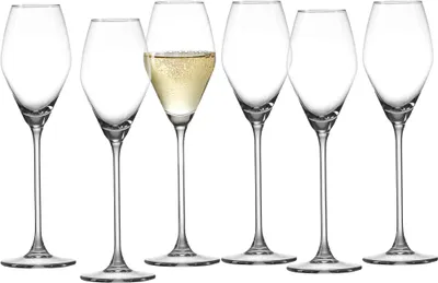 Produktbild von Ritzenhoff & Breker Sektkelch Salsa 6er Set, Sektgläser, Glas, Klar, 200 ml, 814507