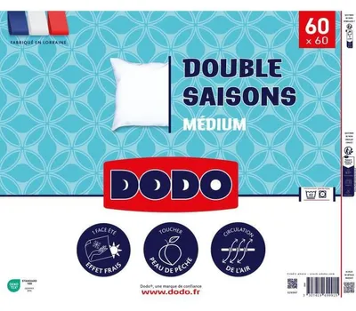 Image de Almohada DODO VOLUPT'AIR Blanco 60 x 60 cm