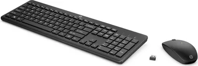 Produktbild von HP Wireless Keyboard Mouse SWE (18H24AA#ABS)