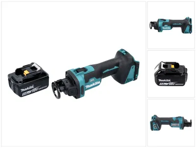 Image de Makita DCO 181 T1 Affleureuse plaque de plâtre sans fil 32000 tr/min Brushless 18V + 1x Batterie 5,0 Ah - sans chargeur