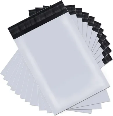 Imagen del producto de Bolsas de envío opacas, resistentes al desgarro, de 500 x 700 mm, paquete de 10 unidades, con cierre autoadhesivo para textiles
