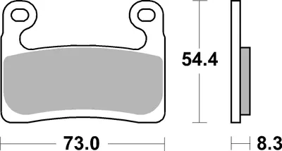 Immagine prodotto di Coppia pastiglie freno SBS mescola sinterizzata 960RST per BMW