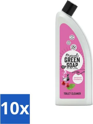 Produktbild von Marcel's Green Soap - Toilettenreiniger - Patchouli & Cranberry - Kraftvolle Frische - Vorteilspack - 10 Stücke