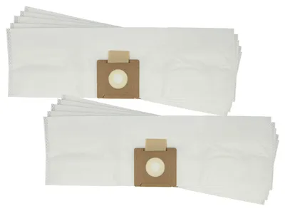 Produktbild von vhbw 10x Staubbeutel Ersatz für Fimap 204620 für Staubsauger - 23cm x 18cm Weiß