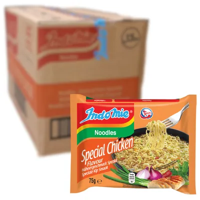 Produktbild von INDOMIE - Instant Nudeln Hühnchen Spezial - 40 X 75 GR - Multipack
