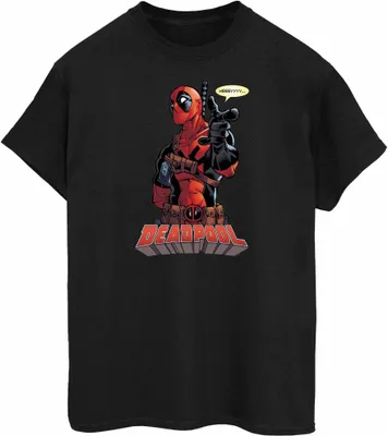 Produktbild von Deadpool - "Hey You" T-Shirt für Herren BI1227 (M) (Schwarz)