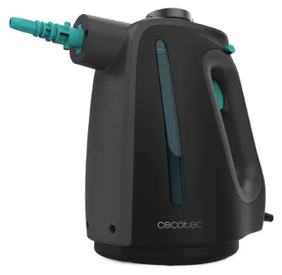 Produktbild von Cecotec 00644, Tragbarer Dampfreiniger, 0,55 l, Schwarz, Blau, Tasten, Flexibel, 1350 W