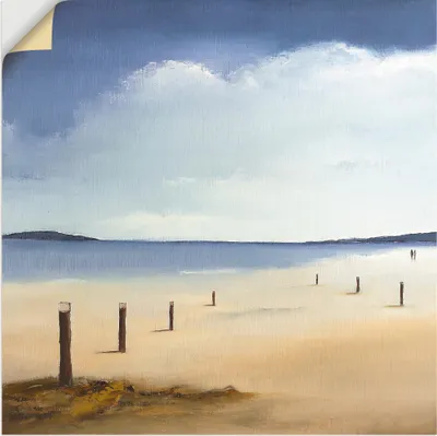 Produktbild von ARTland Wandbild, selbstklebend Am Strand entlang Größe: 40x40 cm