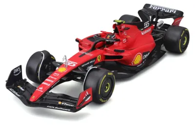 F1 2023 SF-23 Saisonauto, Maßstab 1:18, rot/schwarz, Metall, Carlos Sainz