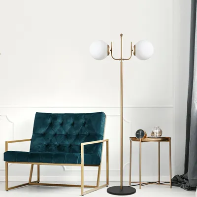 Produktbild von Opviq, Antler 13766 - Gold, Stehlampe, METALLKÖRPER, Gold, 162 x 62 x 30 cm