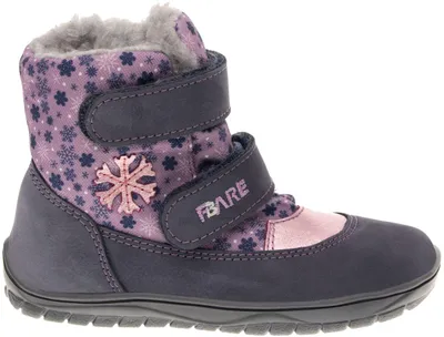 Produktbild von FARE BARE FINKY Kinder-Winterstiefel wasserdicht rosa-blau – Größe 30