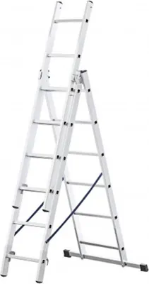 Image de Awtools Échelle en aluminium 3X6 marches 150Kg
