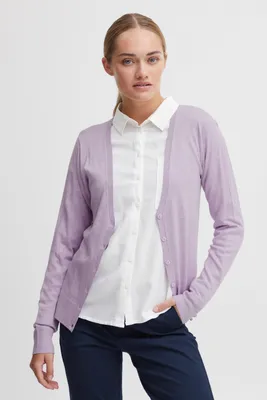 Produktbild von OXMO OXHelene - 21800077 ME Damen Strickjacke Cardigan Fein-Strick