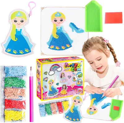 Produktbild von Diamant-Stickerei Diamant-Malerei Mosaik 5D Prinzessin Set