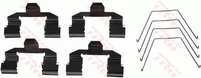 Produktbild von TRW PFK471 Zubehörsatz Scheibenbremsbelag Vorne für MAZDA 6 Station Wagon (GY) 6 (GG) 6 Hatchback (GG)