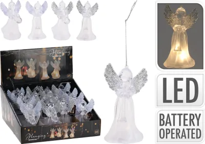 Produktbild von LED-Figur "Engel" 4fach sortiert
