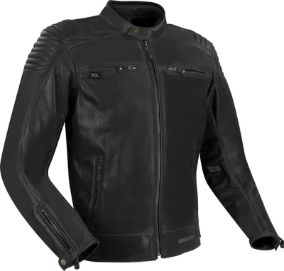 Produktbild von Segura Express perforierte Motorrad Lederjacke, schwarz, S