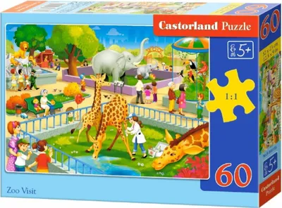 Image de Puzzle 60 pièces Visite au Zoo 066155