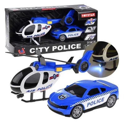 Immagine prodotto di Set luci e suoni per auto della polizia ed elicottero ZA4626