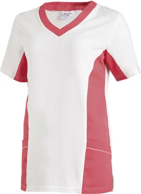 Image de Leiber Veste à enfiler piquée pour dames 08/2531/0167 Blanc/rose foncé-XXXL