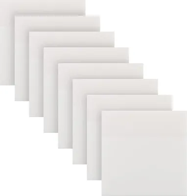 Produktbild von Transparente Haftnotizen,  400 Blätter Transparent Sticky Notes, Klebezettel Selbstklebende Notizzettel Wiederbeschreibbar, Wasserdicht Durchsichtige Haftnotizzettel für Büro Studenten, 75x75mm