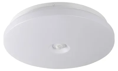Obrázek produktu pro Kruhový LED stropní svítidlo s PIR čidlem FOGLER, bílé, 24 W, neutrální světlo, 1800 lm, plast, rozměry: 7 x 38 x 38 cm, IP20, Kanlux