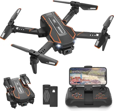 Produktbild von mit Kamera HD 720P für Kinder, RC Drone Quadcopter mit WiFi Übertragung, Kopflos Modus, 3D Flip, Höhenhaltung, Flugbahn, Spielzeug
