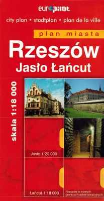 Produktbild von Rzeszów, Jasło, Łańcut. Karte / Stadtplan. Europilot