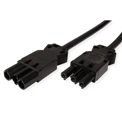 Produktbild von BACHMANN Geräteverlängerung GST18-3 Stecker/Kupplung, schwarz, 4 m