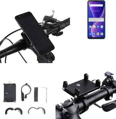 Produktbild von K-S-Trade Handyhalterung für das Fahrrad kompatibel mit Blackview Oscal C60 Halter Lenkstange Fahrradhalterung Motorrad Bike Mount Befestigung